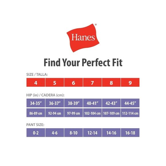 Hanes Just My Size Women's Bikini Underwear, 5-Pack Size 12/4X - Picture 2 of 9